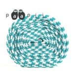 Rib striped mint/white