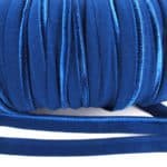 Paspelband elastisch 10 mm doppelseitig (matt & glänzend) - NAVY BLUE