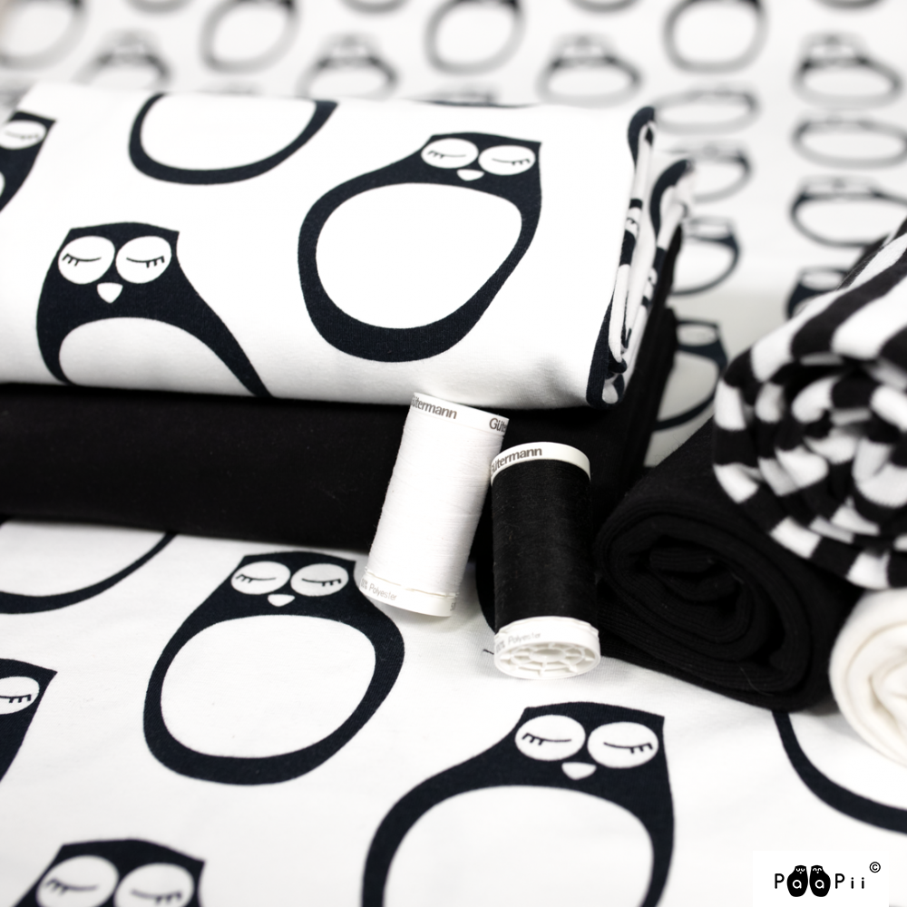 PaaPii sleepy Owl organic jersey