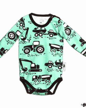 PaaPii organic cotton BODY, Machines, mint 74