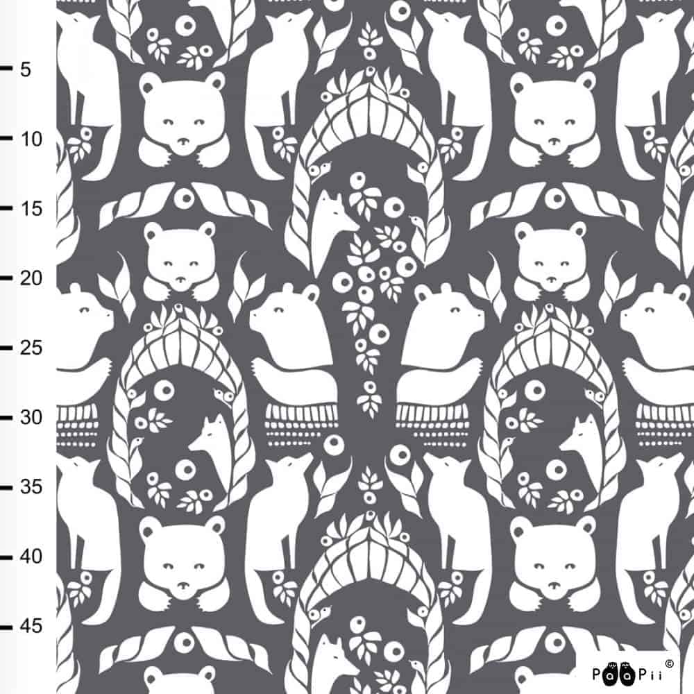 PaaPii Gates of Pohjola organic jersey, dark grey - white – Bild 4