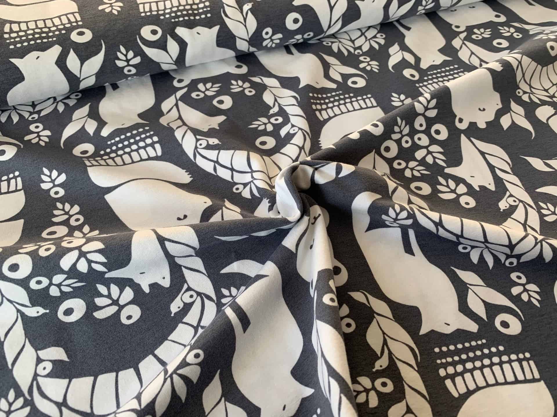 PaaPii Gates of Pohjola organic jersey, dark grey - white – Bild 6