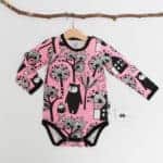 PaaPii organic cotton BODY, siiri pink size 80