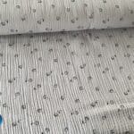 Musselin- flower-silver