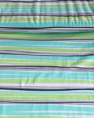 PaaPii Waves organic jersey, grey&mint