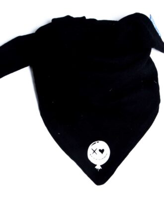 Musselin Schal Kids- schwarz