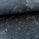 Oxford waterproof rPET -golden dots