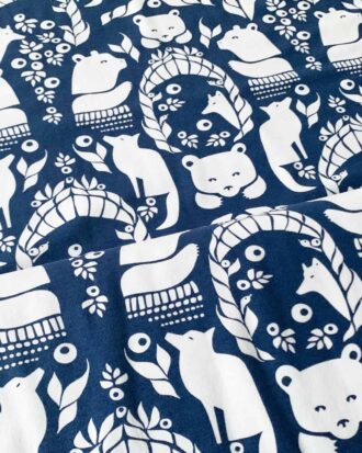 Gates of Pohjola organic jersey, blueberry