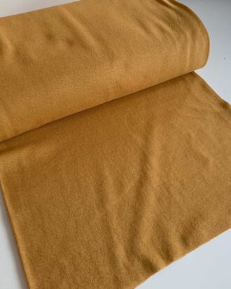 Bündchenstrick- ocre