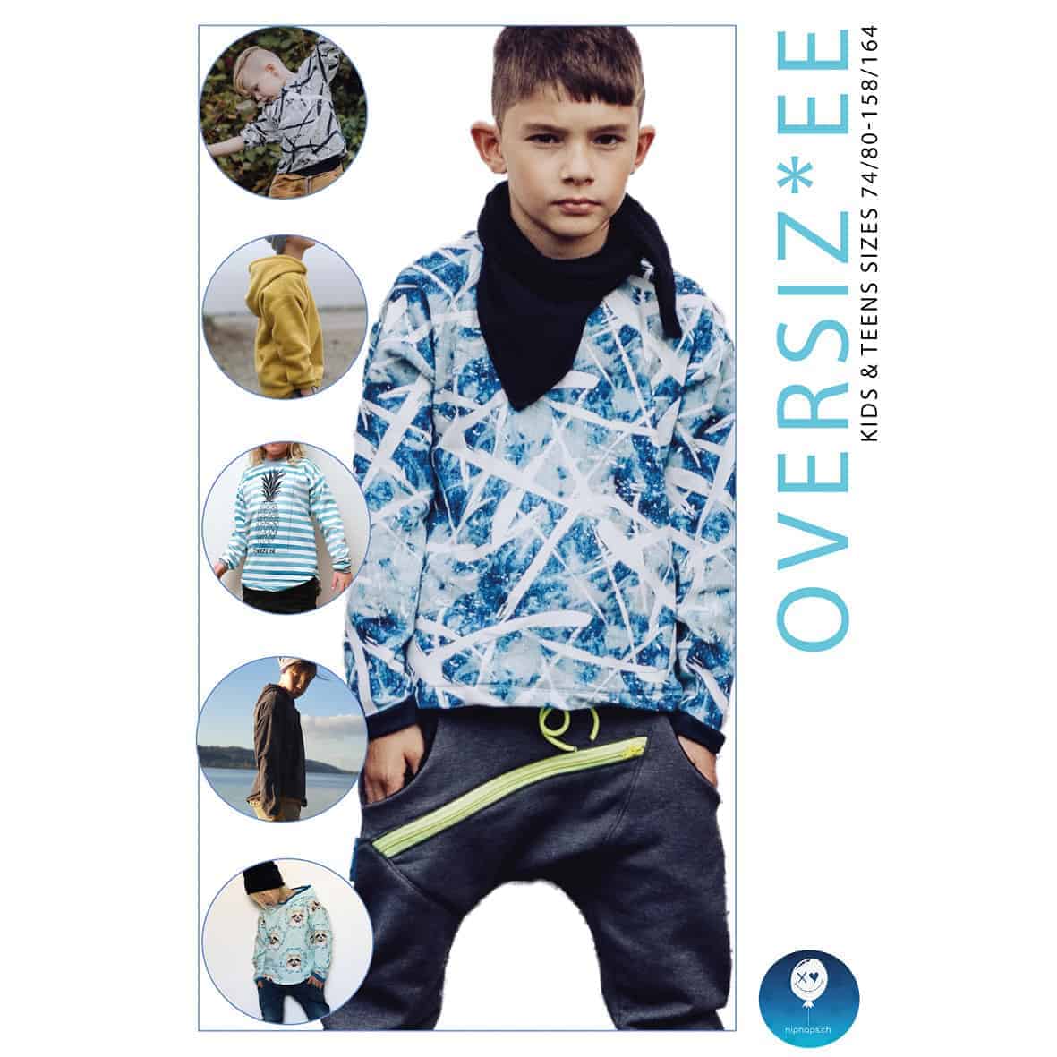 Papierschnitt Oversiz*ee Top