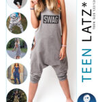 Papierschnitt Teen Latz*ee -Grössen 122-176