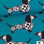 Raksu organic jersey, petrol