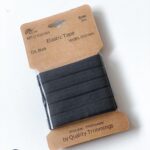 3 Meter Gummiband 10mm schwarz