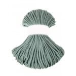 Weiche Baumwollkordel 5mm -dusty mint