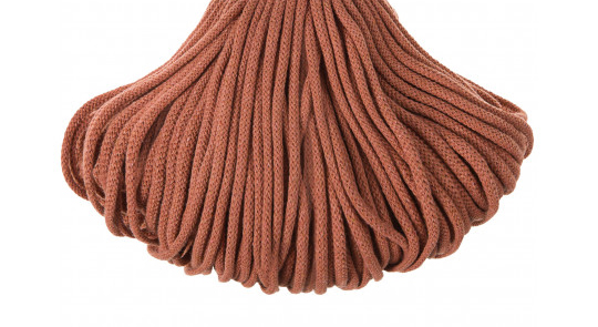 Weiche Baumwollkordel 5mm - Terra