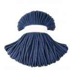 Weiche Baumwollkordel 9mm -Denim