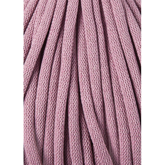 Weiche Baumwollkordel 9mm -dusty pink – Bild 2