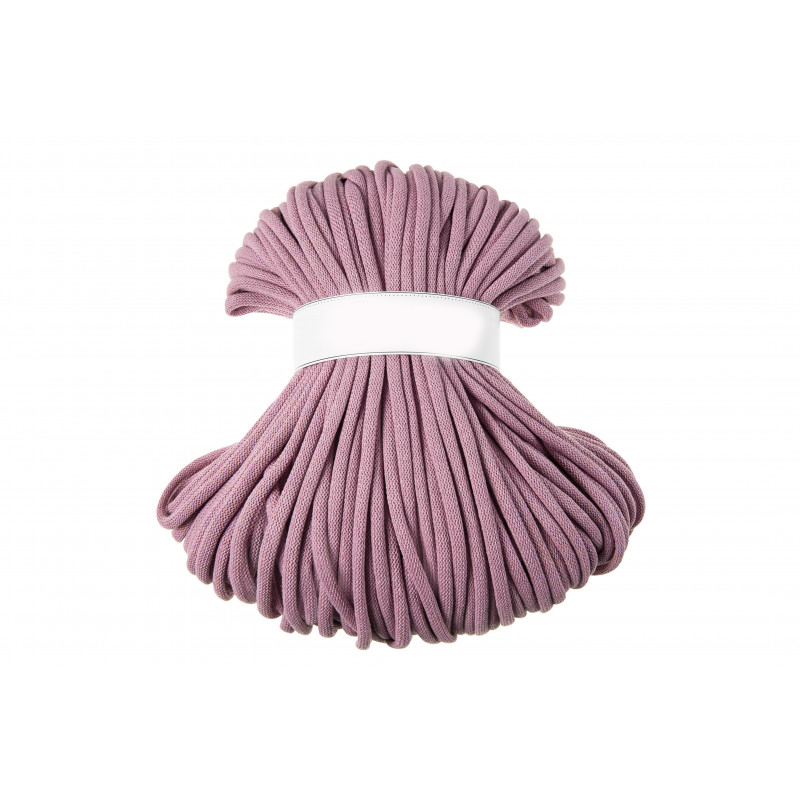 Weiche Baumwollkordel 9mm -dusty pink