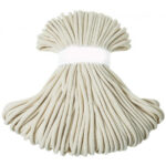 Weiche Baumwollkordel 9mm -natur