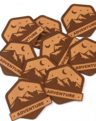 Label "Adventure" Kunstleder