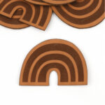 Label "Rainbow" Kunstleder