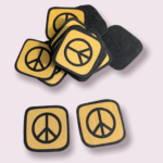 Reflektierendes Label "Peace" little fox