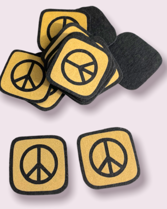 Reflektierendes Label "Peace" little fox