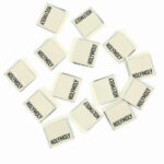 Label "holy moly" beige