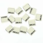 Label "ohlala" beige