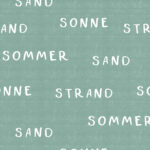 Hejhenri “Sommer Sonne Sand Strand” mint meliert - french terry