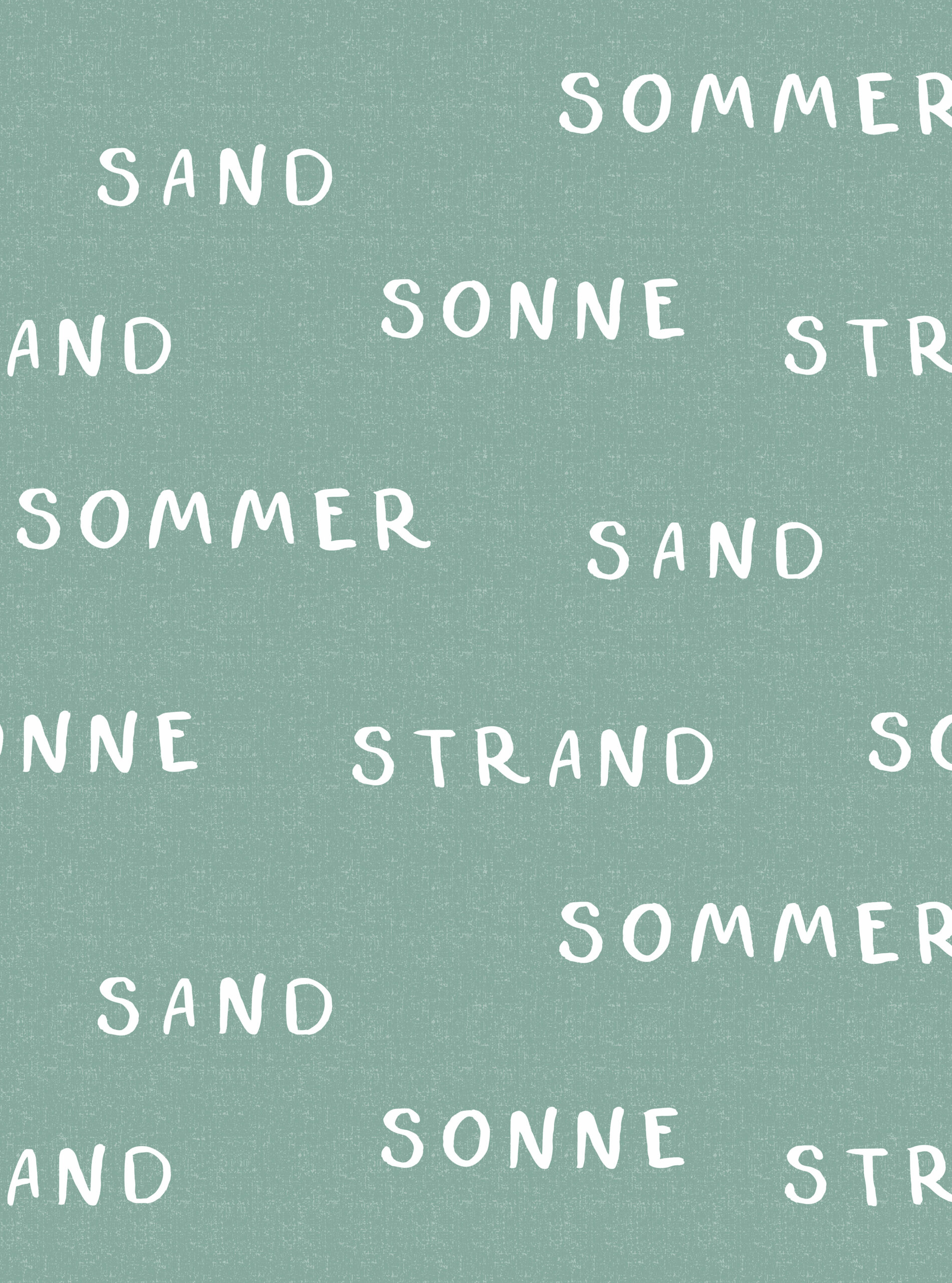 Hejhenri “Sommer Sonne Sand Strand” mint meliert - french terry