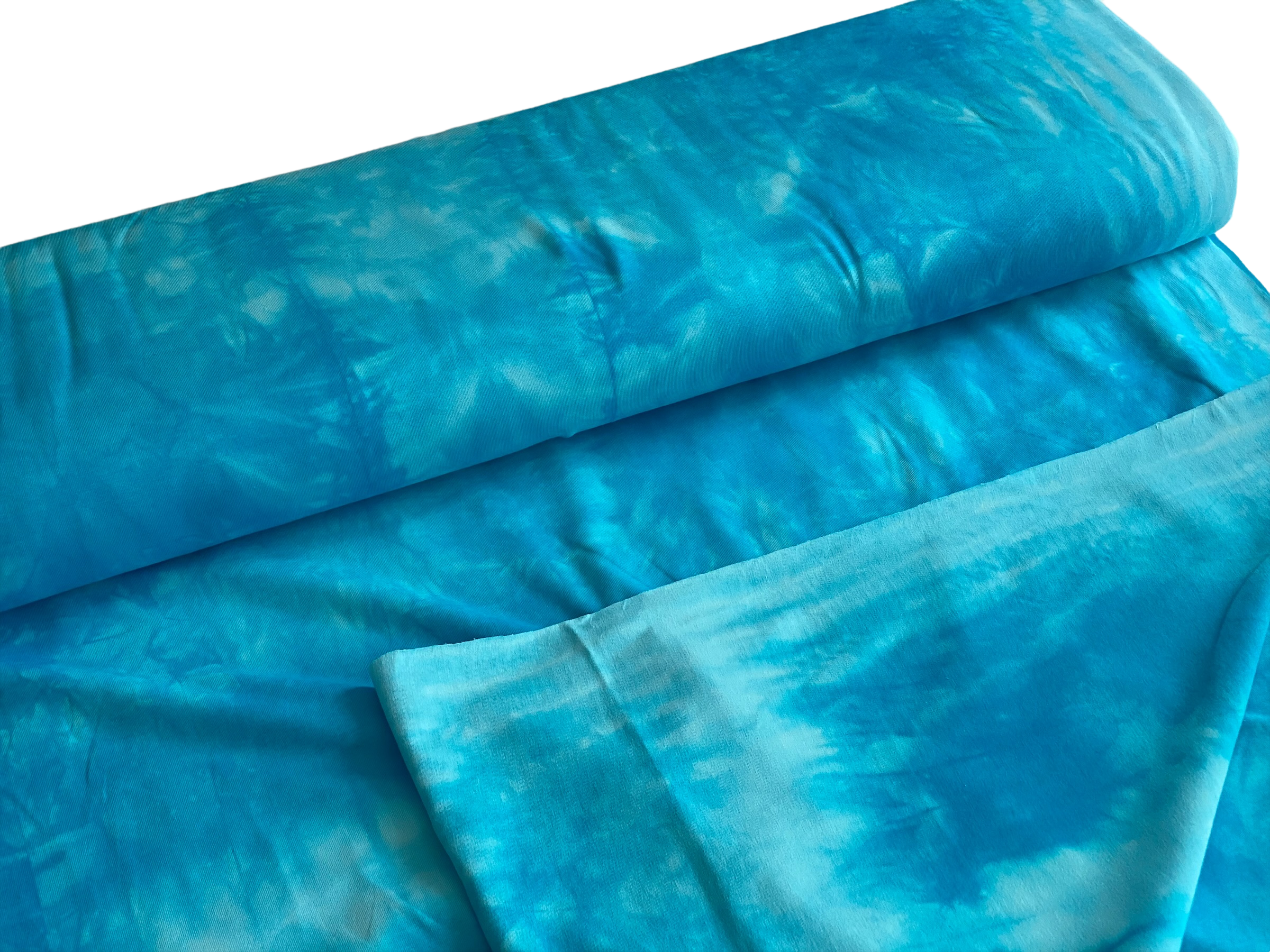 Tie Dye Jersey türkis – Bild 4