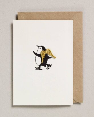 Christmas Patch Card- Flügel Charm