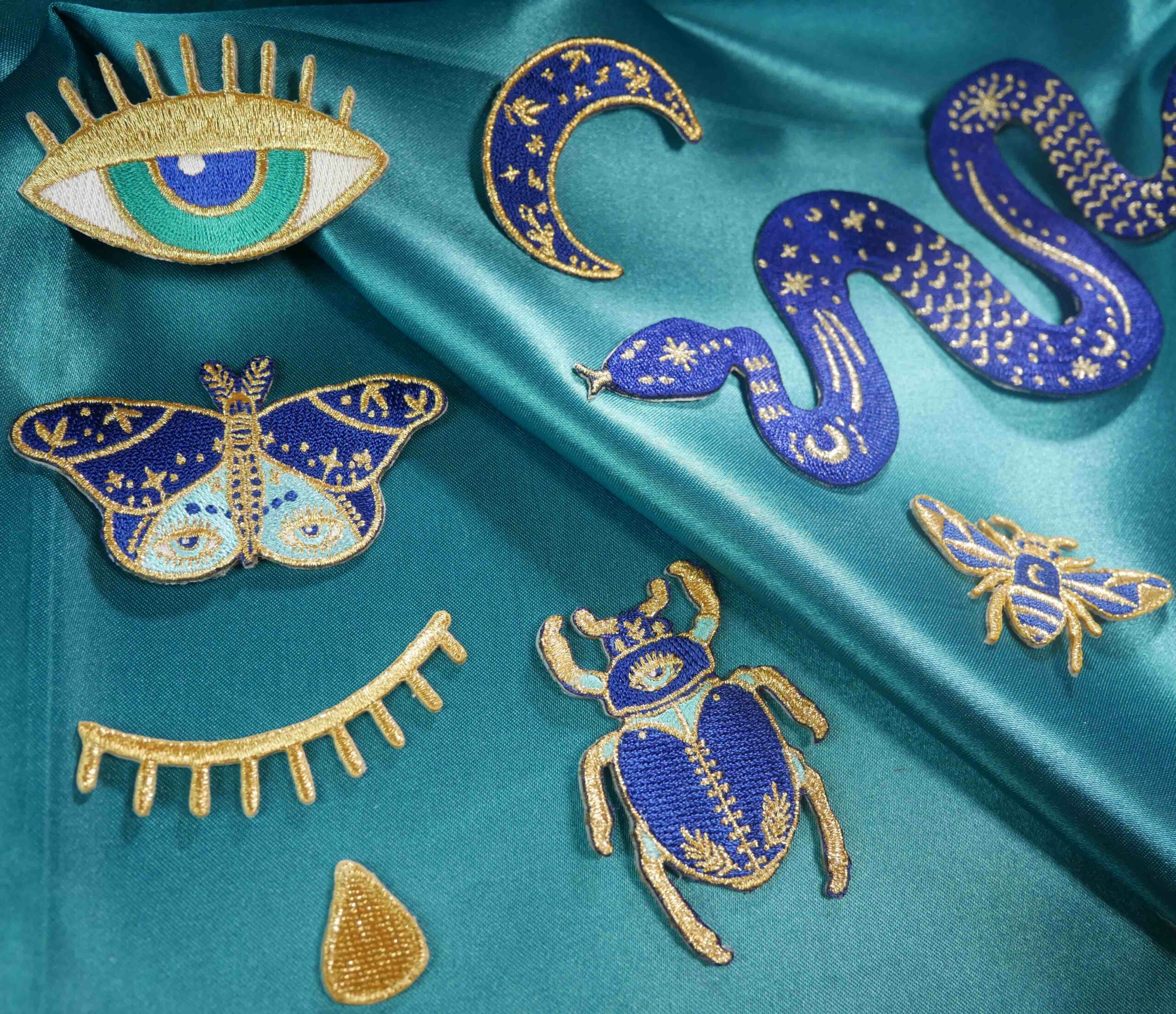 Bügelpatch "Golden Eye" – Bild 3