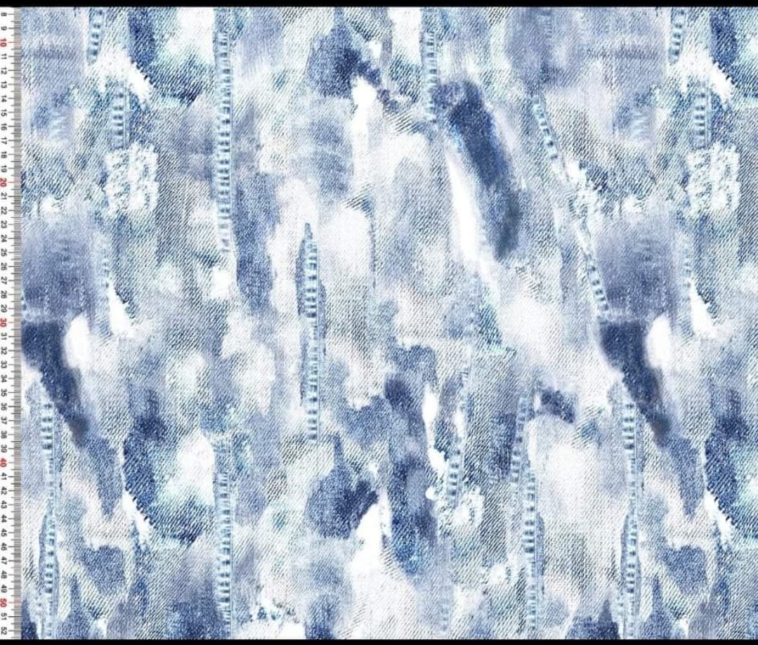 Sommersweat Stoffkids- ripped denim – Bild 2