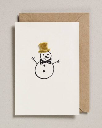 Christmas Patch Card- Tophat Charm