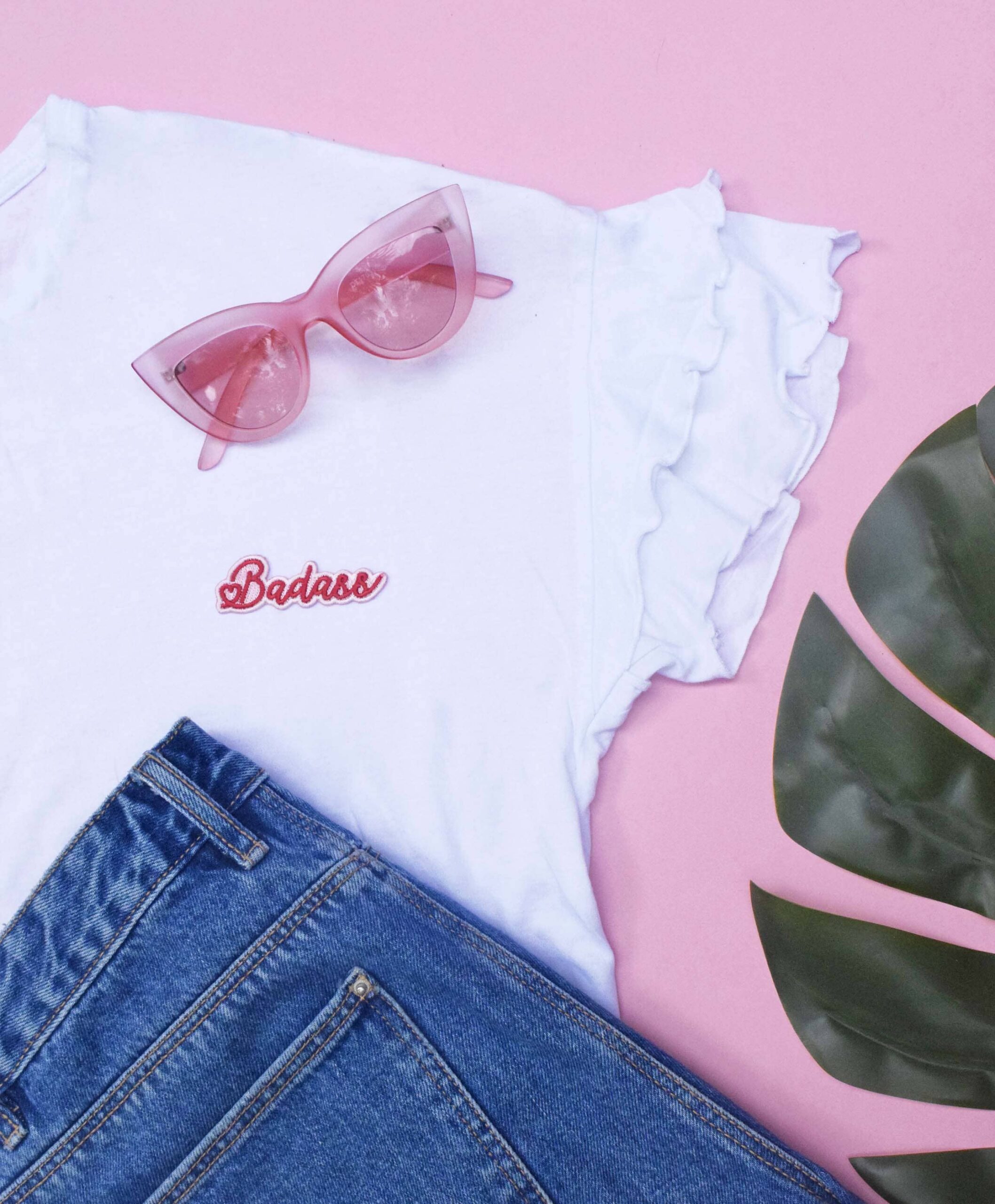 Bügelpatch "Badass" – Bild 2