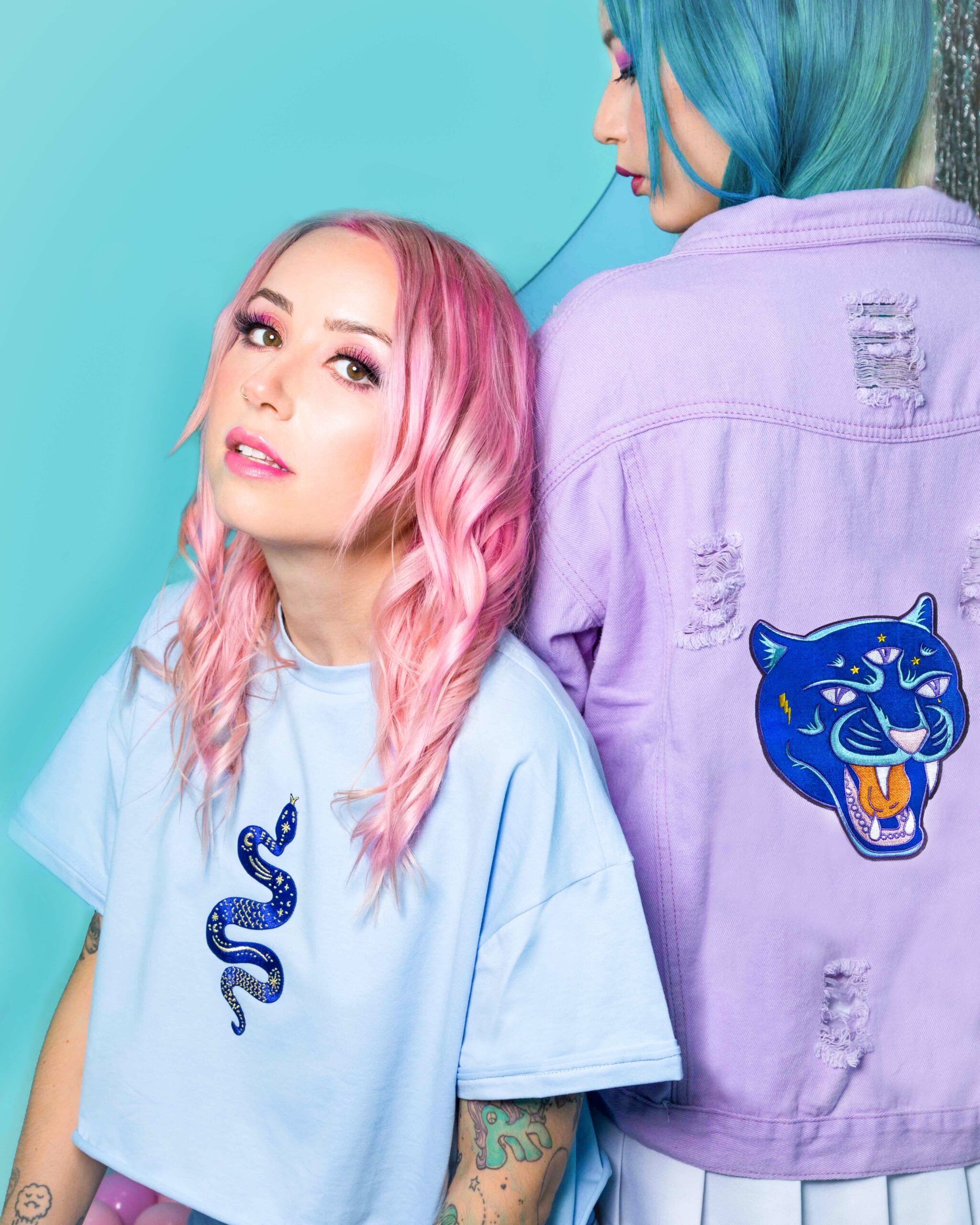 Bügelpatch XL "Puma" – Bild 2