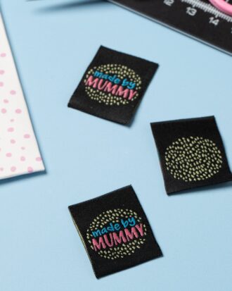 LRC Label "made by mummy" schwarz