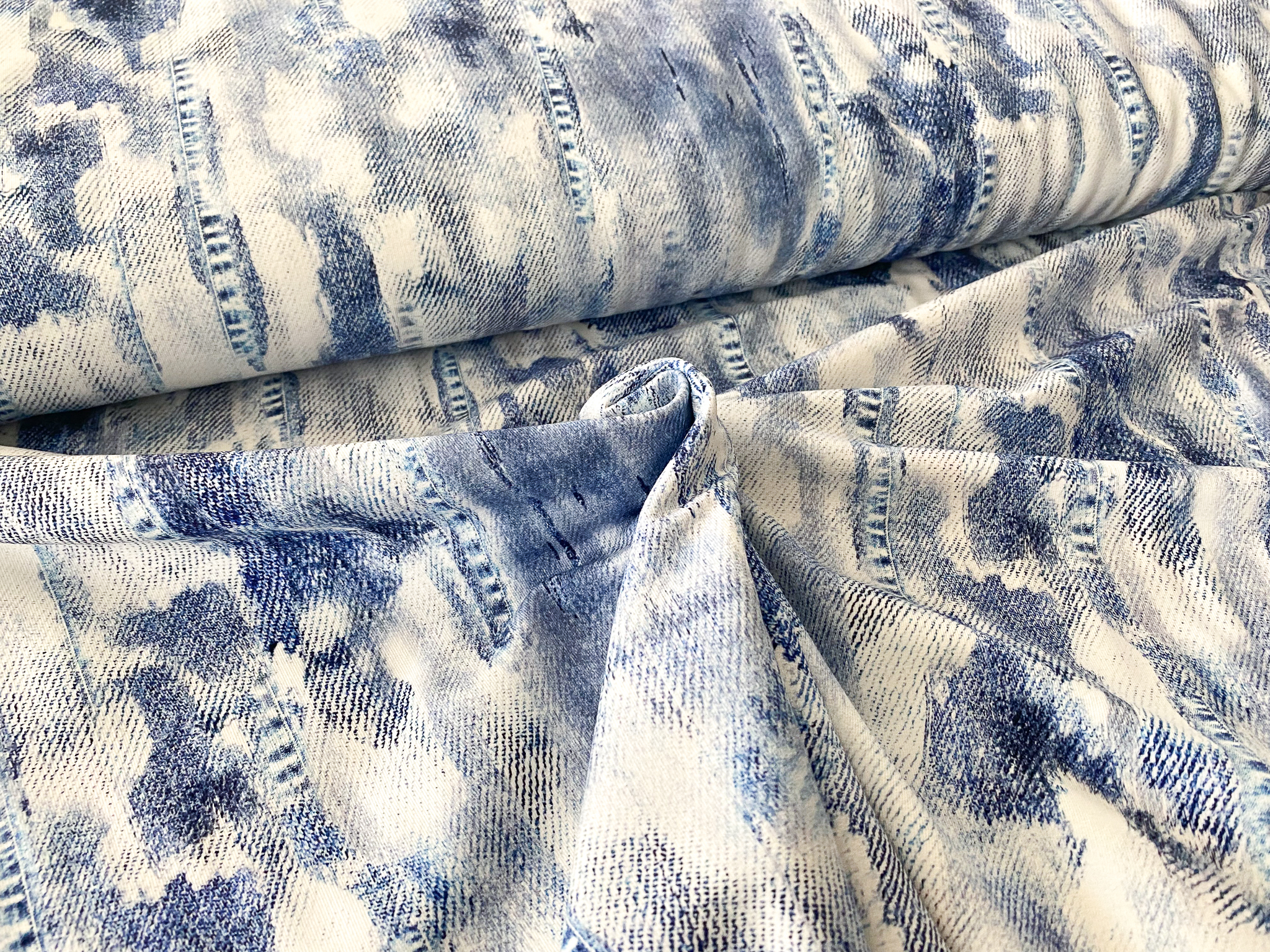 Sommersweat Stoffkids- ripped denim – Bild 3