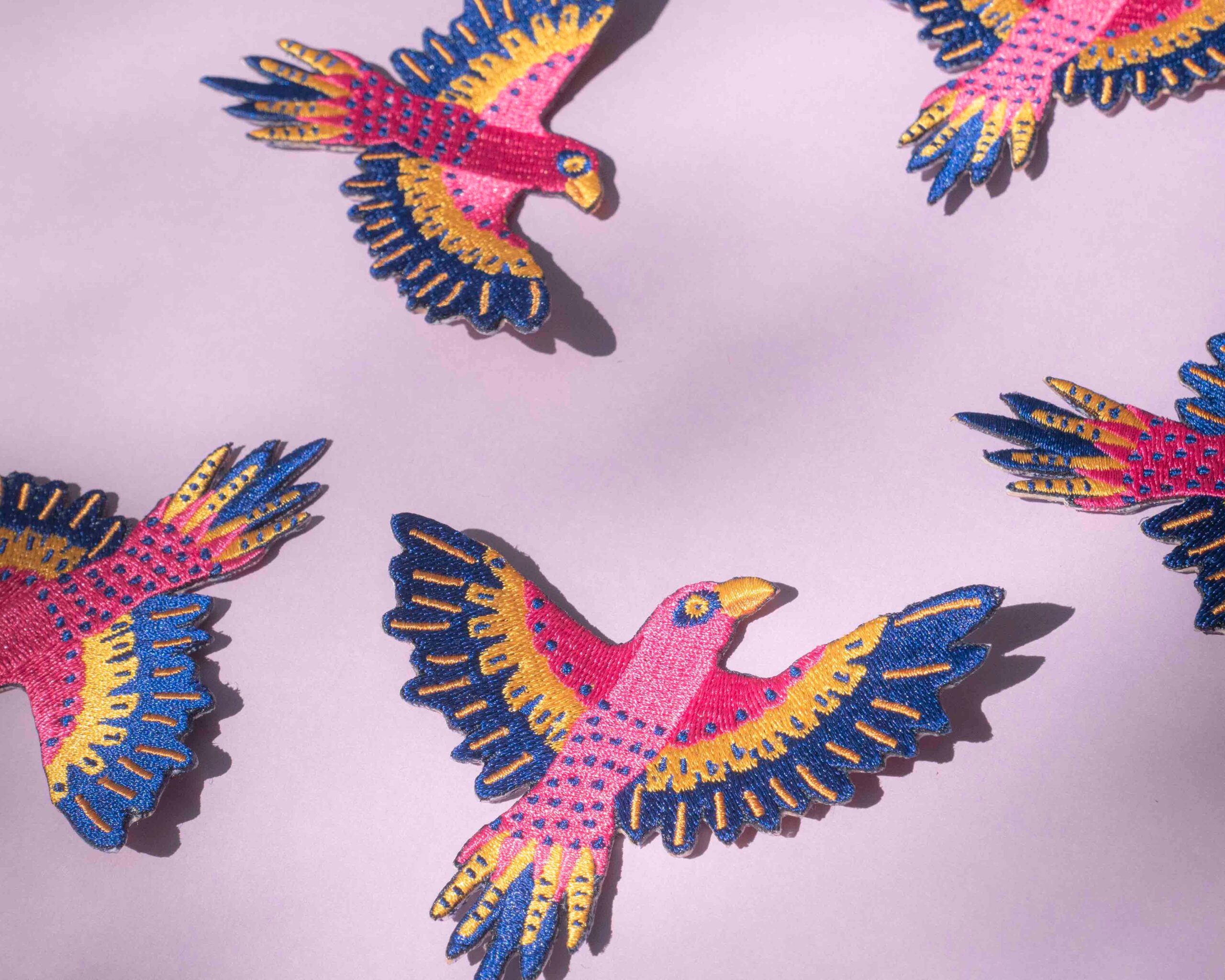 Bügelpatch XL "Adler Duo"