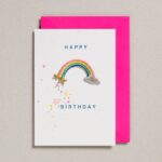Patch  Birthday Card- Rainbow