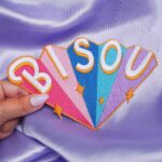 Bügelpatch XL "Bisou"