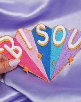 Bügelpatch XL "Bisou"