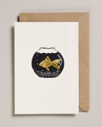 Patch Card- Gold Charm Goldfisch