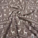 Stoffkids OLAF Jaquard -braun