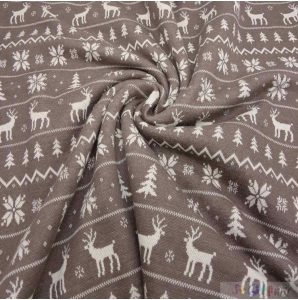 Stoffkids OLAF Jaquard -braun