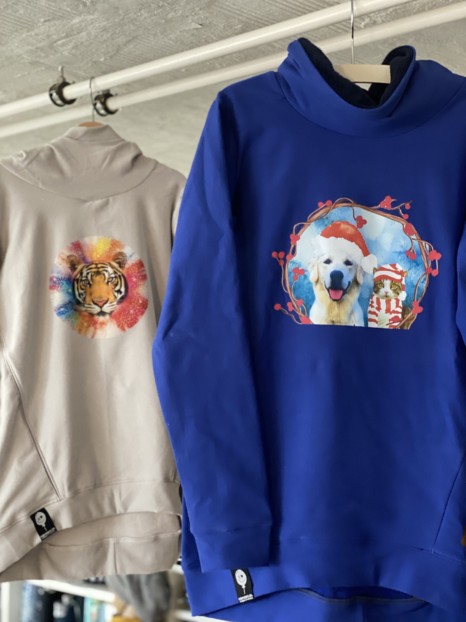 Weihnachtsbügelbild Sonny & Blue – Bild 3