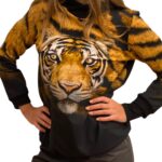 Bio Sommersweat Tiger black