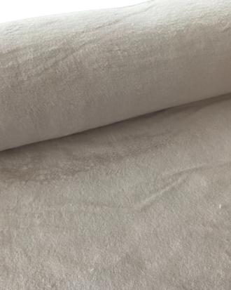 Wellness Fleece Stoff- beige